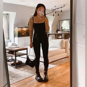Aritzia Wilfred Free Divinity Jumpsuit Black Size Small